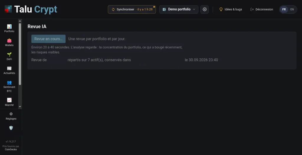 Revue IA pendant l'attente : Environ 20 à 40 secondes, et ce que l'analyse regarde